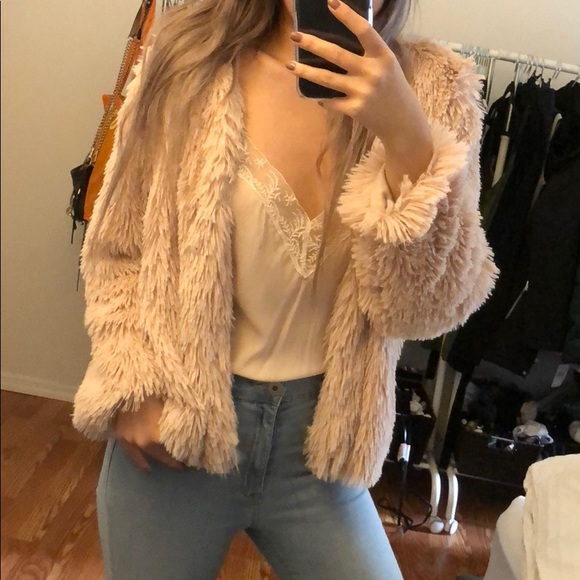 thin fur jacket